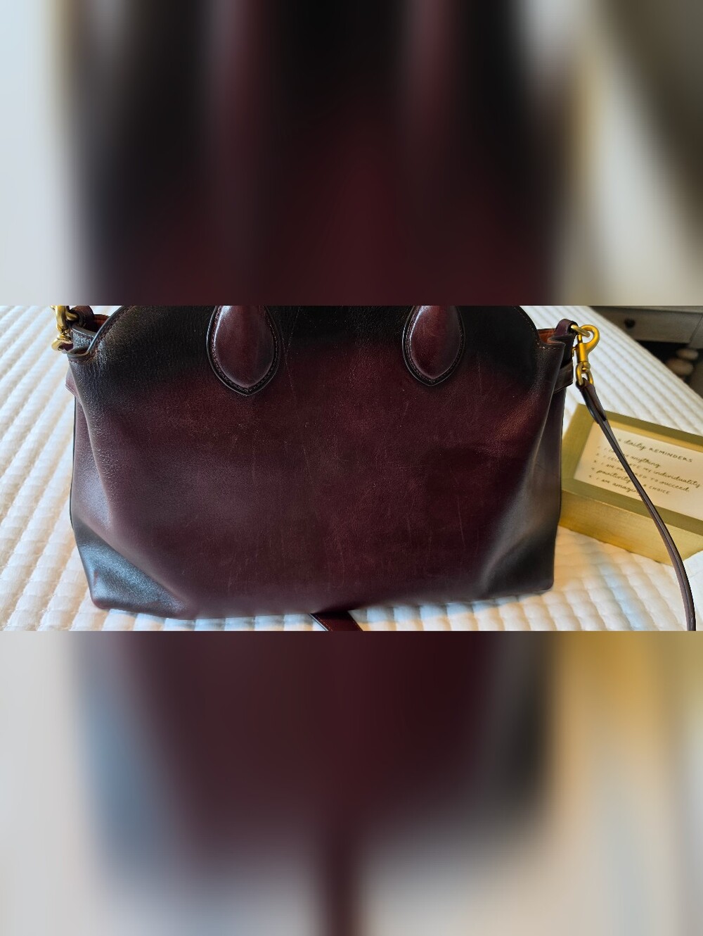 Coach Empire Carryall 40 Merlot - Picture 5 of 14
